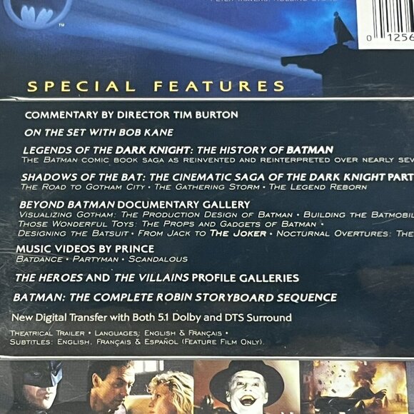 89 Tim Burton Batman Movie Two-Disk Special Edition DVD 2005 Release Widescreen - Picture 12 of 16